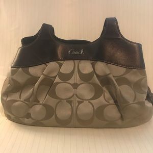 Two tone Coach purse